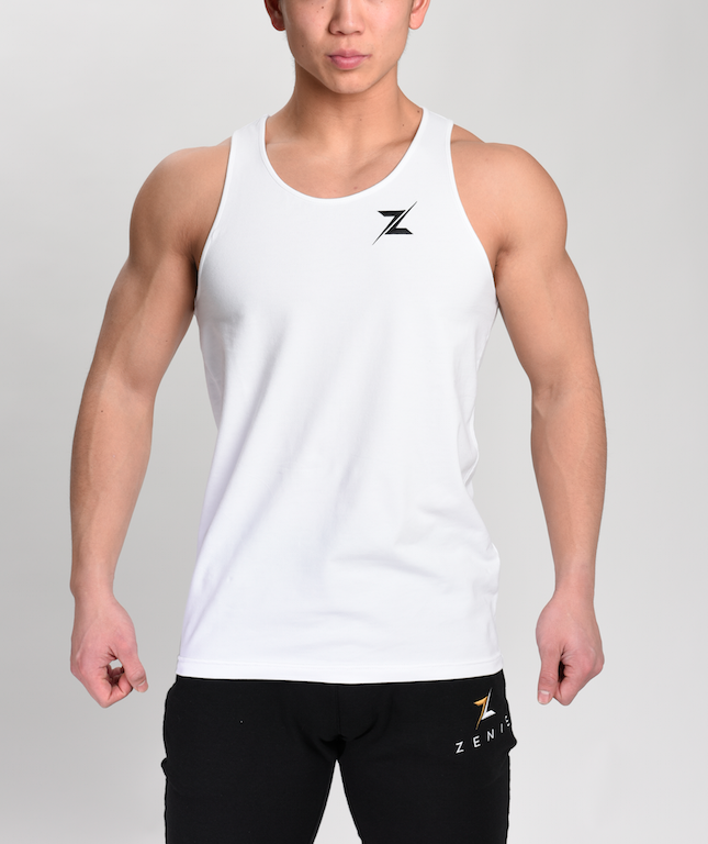 Fit Logo Tank Top - WHITE