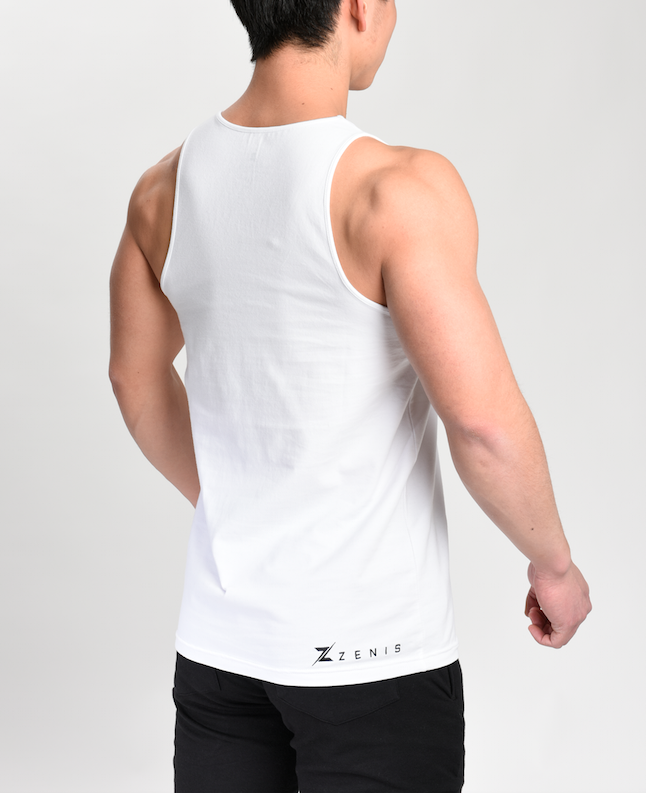 Fit Logo Tank Top - WHITE