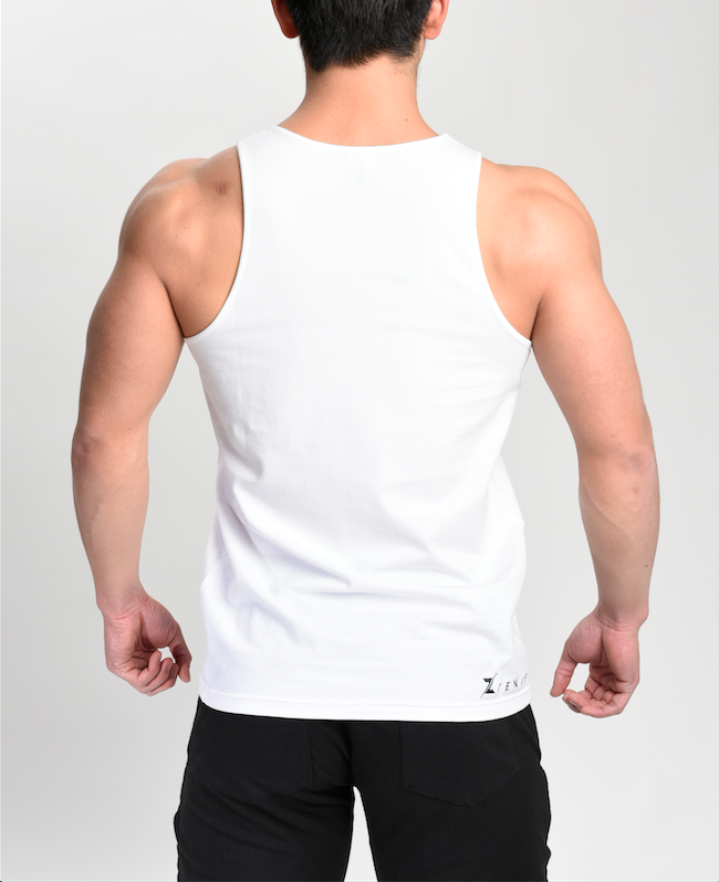 Fit Logo Tank Top - WHITE