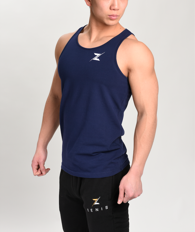 Fit Logo Tank Top - MIDNIGHT BLUE