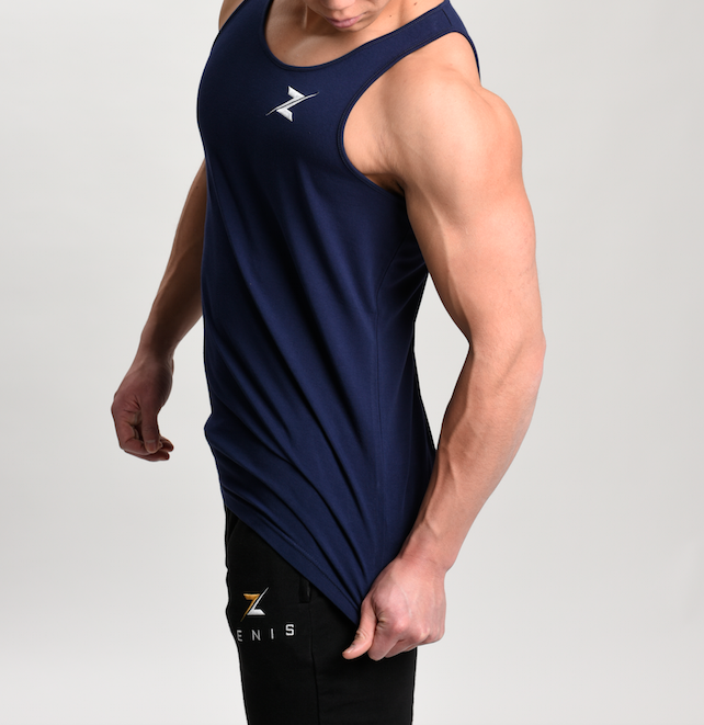 Fit Logo Tank Top - MIDNIGHT BLUE